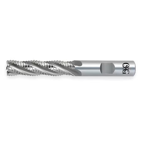 Osg 4912100 End Mill,Roughing,Co,1 1/4,6 Fl,Sq End