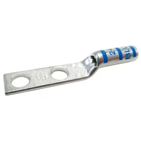Abb 54852Beph Two Hole Lug Compression Connector,6 Awg