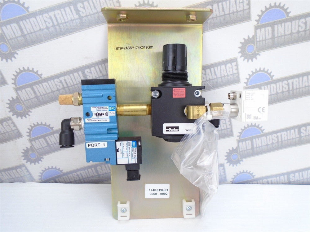MAC - 52A-11-B0A-DM-DFFJ-1KJ - DMB-DFFJ-1KJ - SUNX DP100 - 24VDC - 20-120PSI NEW