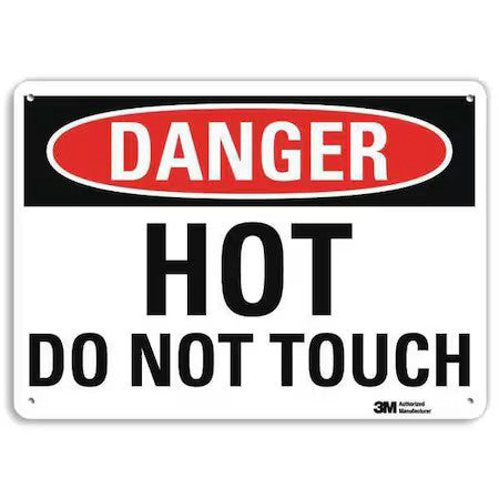 Lyle U3-1653-Na_10X7 Danger Sign,10" W,7" H,0.040" Thickness, U3-1653-Na_10X7