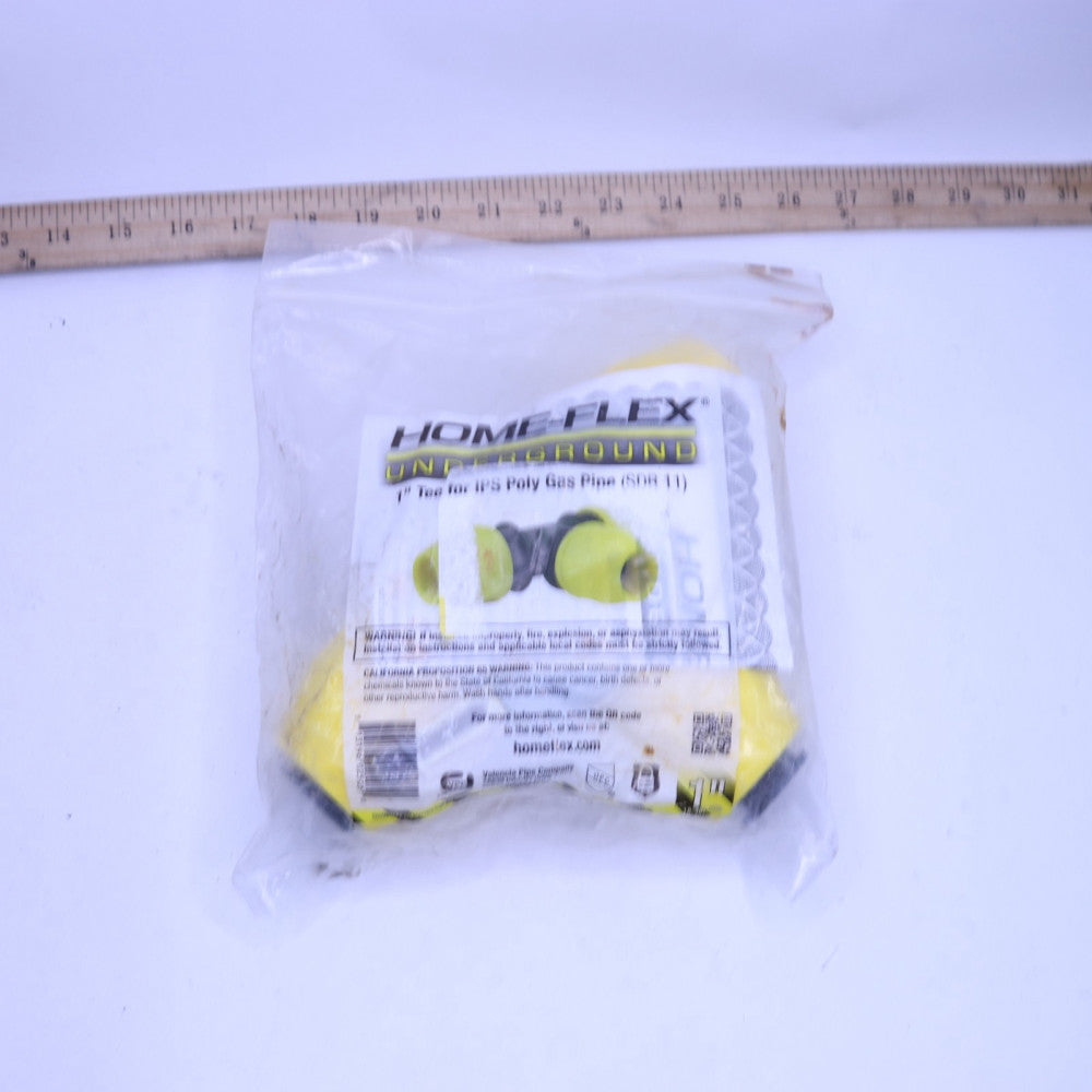 Home-Flex Underground Tee Polyethylene 1" IPS x 1" Dia. IPS 18-401-010
