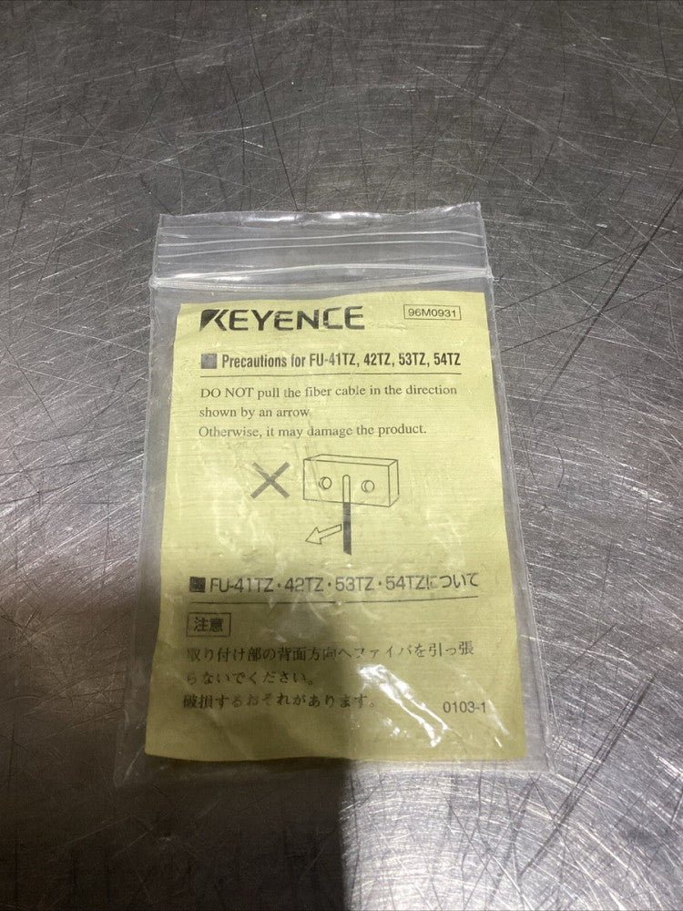 KEYENCE 96M0931 For FU-41TZ 42TZ 53TZ 54TZ, NOS Surplus