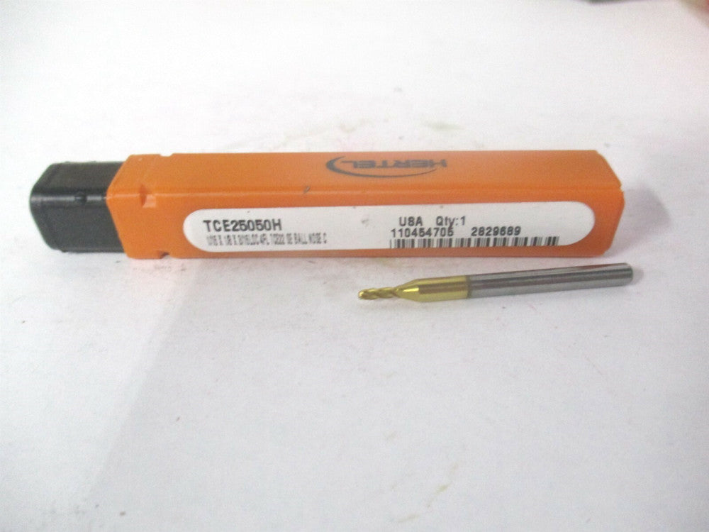(E699924513) 1/16" x 3/16" x 1/8" x 1-1/2" OAL Solid Carbide 4Fl Ball End Mill 