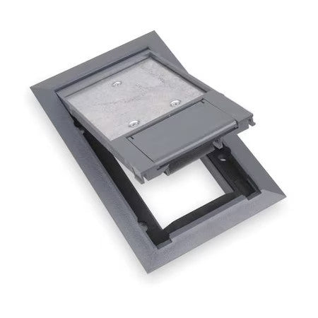Steel City 664-Cst-Sw-Gry Electrical Box Cover, 1 Gang, Rectangular,