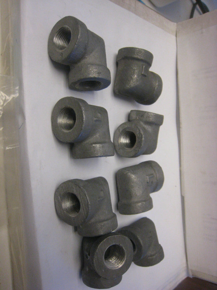 8 yes 8 -3/8" 3/8  FNPT Cast Aluminum  Pipe 90 Degree Elbow US MADE NEW