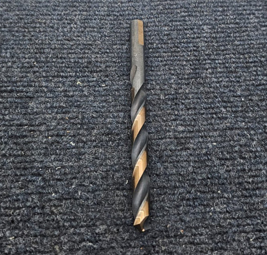 (QTY 6) 3/8 Inch High Speed Steel Twist Drill Bit 5" Over-all Lenth x 0.39 Dia