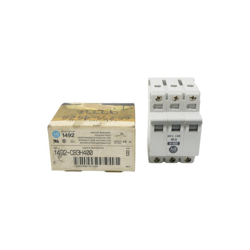 ALLEN BRADLEY 1492-CB3H400 SER. B (WH) NSMP