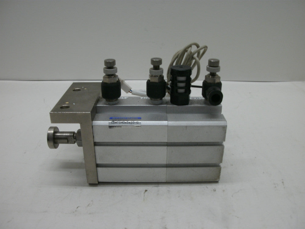 KOGANEI CDATS40X5X10-G AIR CYLINDER JIG 1-1/8" BORE 1/8" STROKE W/FITTINGS