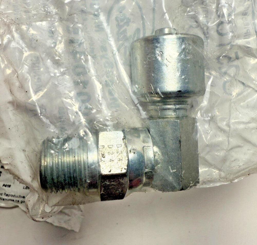Gates MegaSys MegaCrimp G25106-0608 6G-8MPX90 Hydraulic Coupling