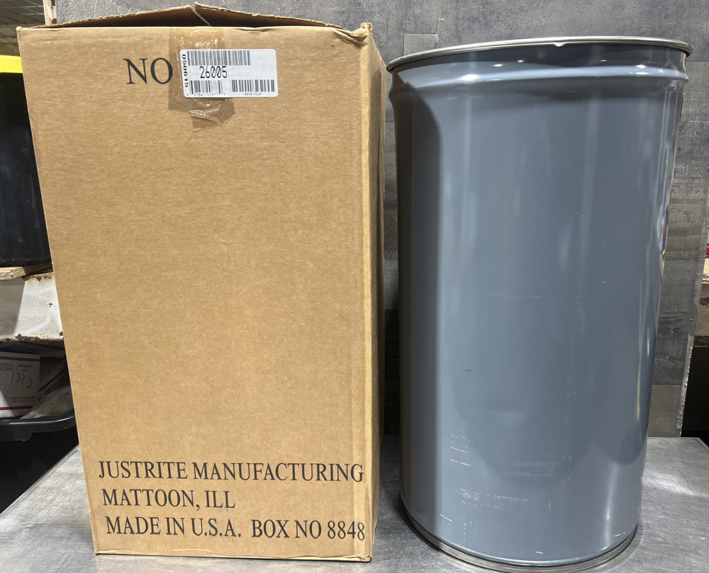 15 Gallon, Cease-Fire® Waste Receptacle, Safety Drum Can Only, Gray - 26005