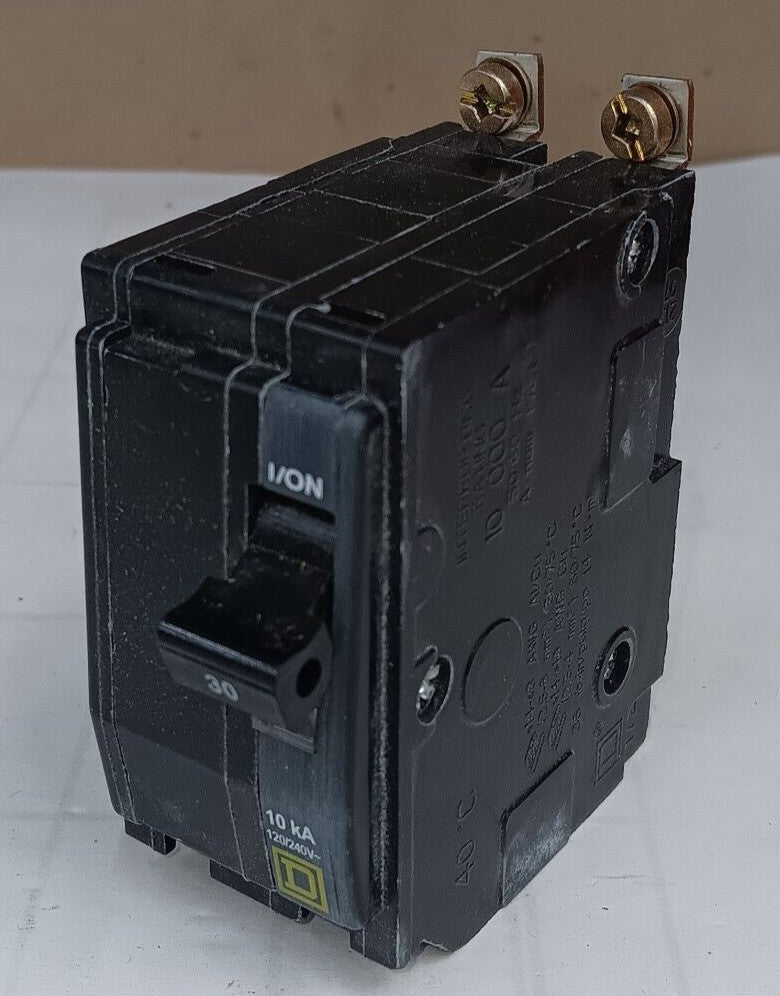 NEW SQUARE D 30 AMP BOLT-ON CIRCUIT BREAKER 2 POLE 240 VAC QOB230