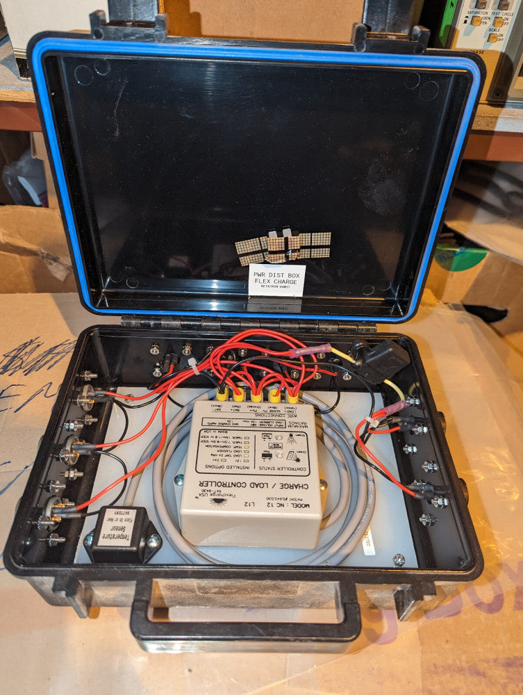 Flexcharge Power Distribution Box w Flexcharge NC 12 Portable Weathertight