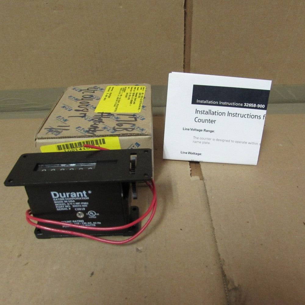 EATON DURANT, 6-Y-1-MF-PMU, ELECTRONIC COUNTER, NIB! MAKE OFFER!