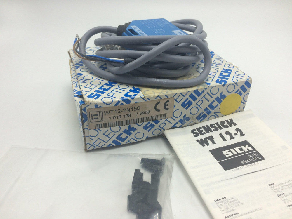 Sick WT12-2N150 Photoelectric Proximity Switch W/Cable 