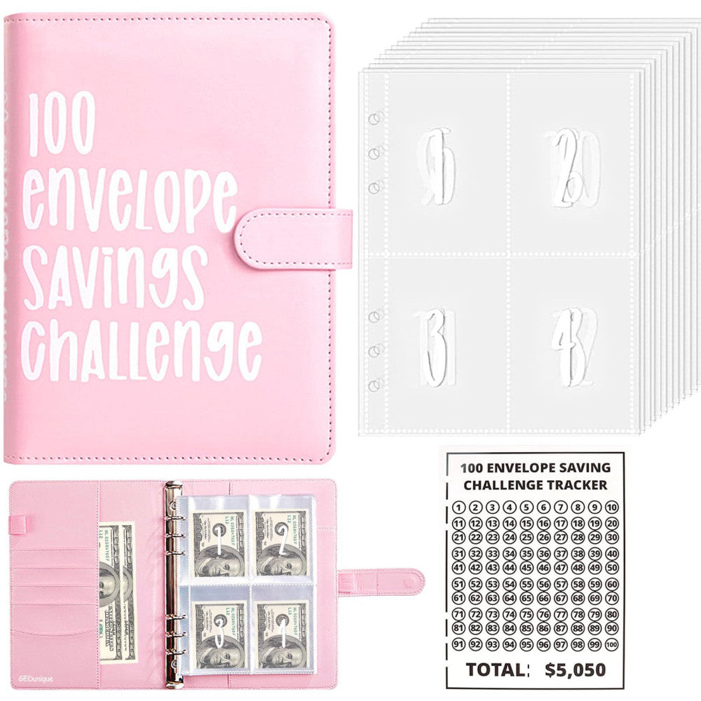 100 Envelopes Money Saving Challenge New 100 Envelope Challenge Binder Easy a...