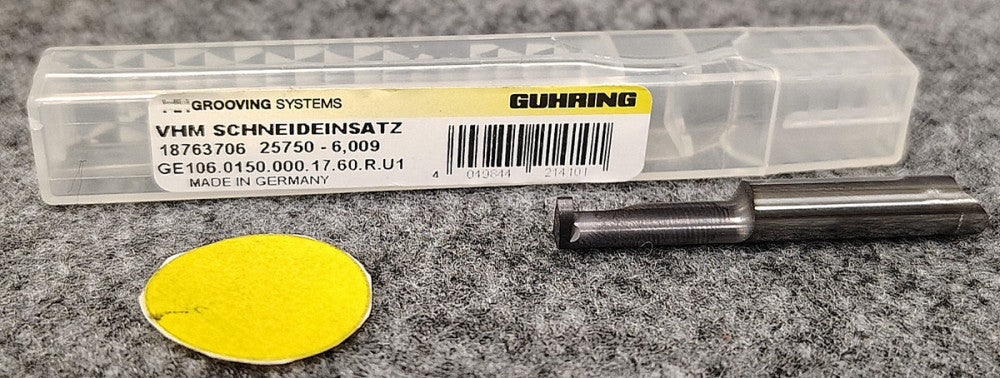 GUHRING GROOVING TOOL 6MM MIN HOLE DIAM 6MM SHANK DIAM GE106.0150.000.17.60.R