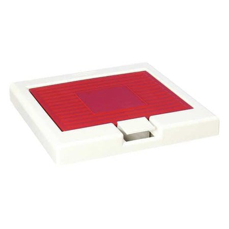 Sp Scienceware F13204-0000 48 Gal Flat Trash Can Lid, 12 1/2 In W/Dia, Red,