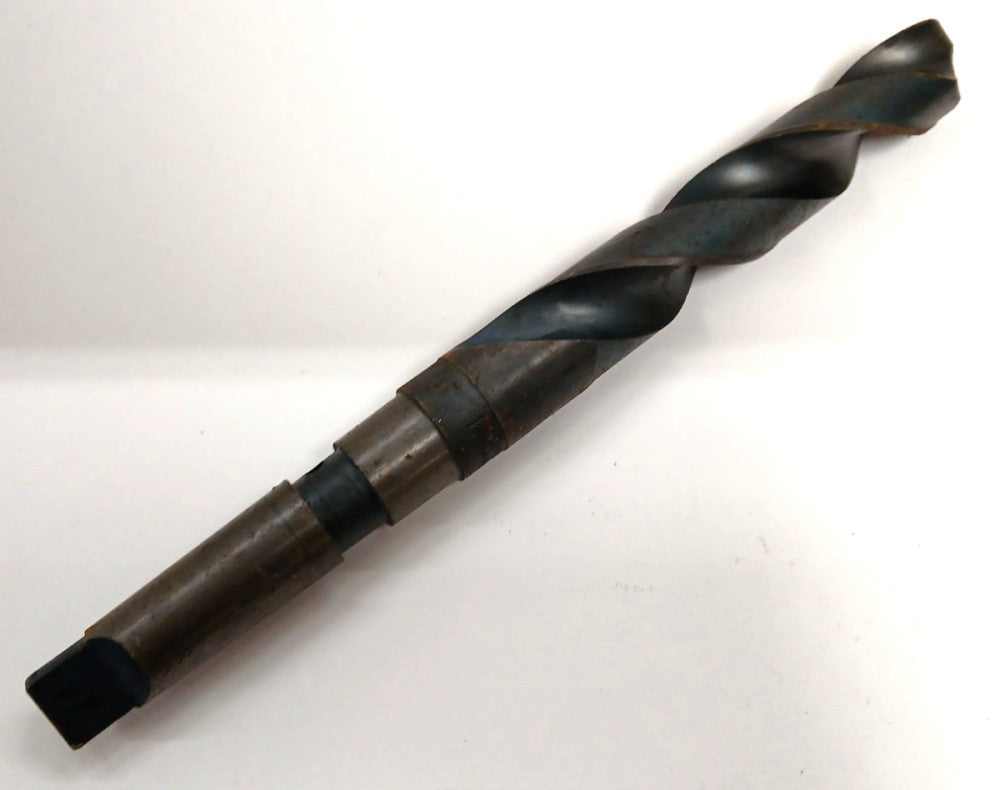 CLE-FORGE 1-1/16 TWIST DRILL BIT W/TAPER SHANK MT3 HS 2 FLUTE OAL 11" 229648
