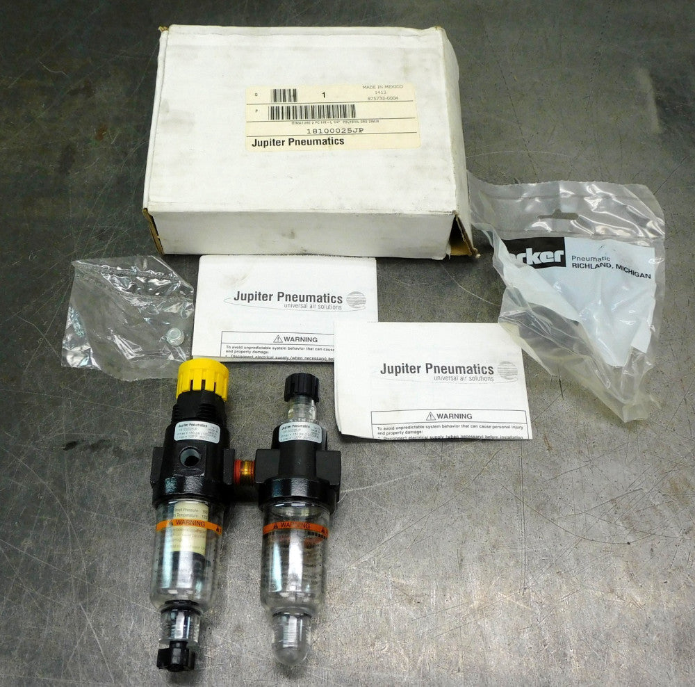 Jupiter Pneumatics 18100025JP Polycarbonate Bowl 150PSI 24SCFM 1/4" NPT