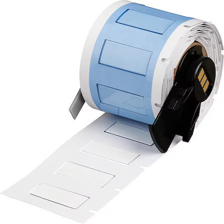 Brady M6-250-1-342-Wt Sleeve,1 In W,7/16 In H,Die-Cut