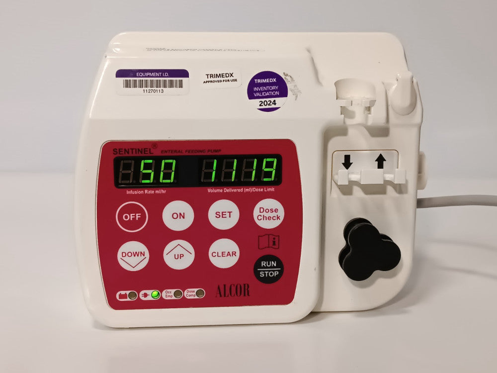 Alcor Scientific S-1000-SI Sentinel Enteral Feeding Pump, 115VAC, 60Hz