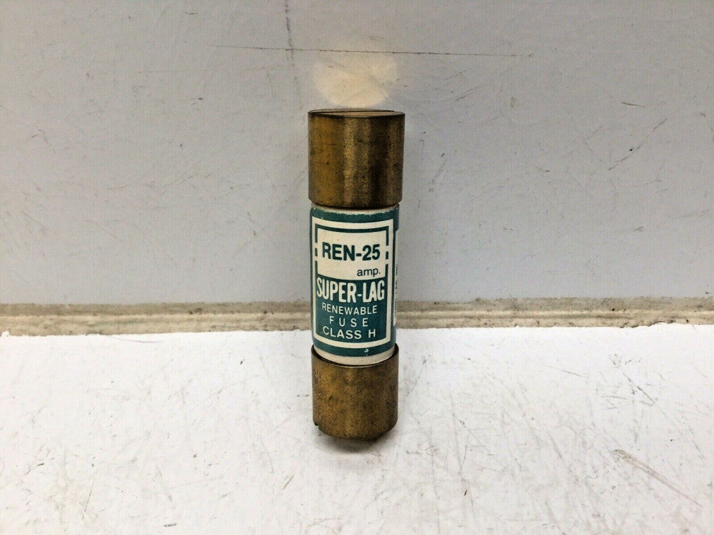 Cooper Bussmann REN-25 SUPER LAG RENEWABLE FUSE 25 AMP