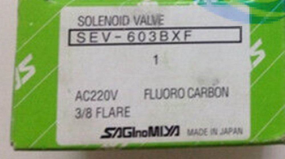 NEW SAGINOMIYA SEV-603BXF Solenoid Valve AC220V