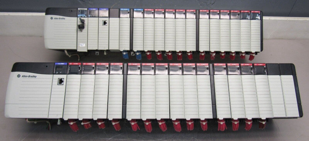 ALLEN BRADLEY CONTROLLOGIX SYS. w/PARALLEL UNIT 1756-L61 w/30QTY I/O MODULES XLN