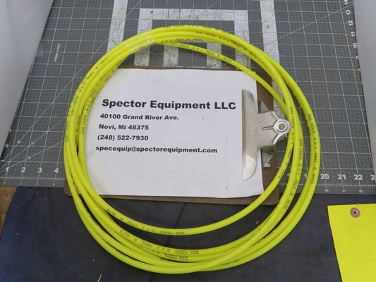 22 Feet 8mm OD x 6mm ID Nylon Air Brake Yellow Tubing DIN 73378 Polyamide Tubing