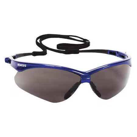 Kleenguard 47387 V30 Nemesis, Safety Glasses Anti-Fog, Smoke Lens, Half-Frame,