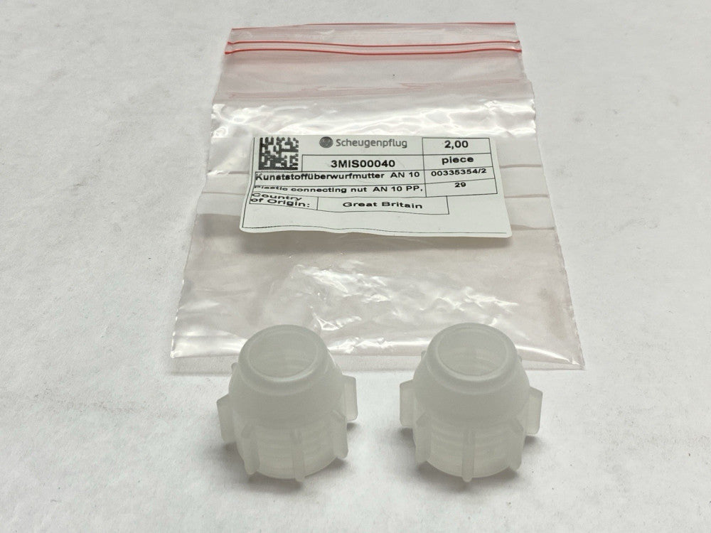 Scheugenpflug 3MIS00040 Plastic Connecting Nut AN 10 PP LOT OF 2