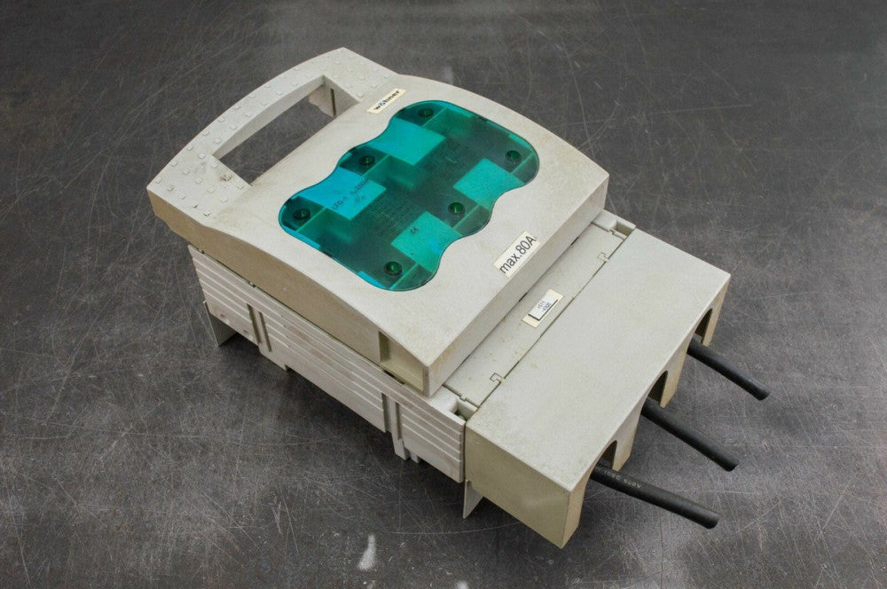Wohner LTS-1 250A 690V Bus Bar Disconnect Fuse Holder 80 Amp Fuses