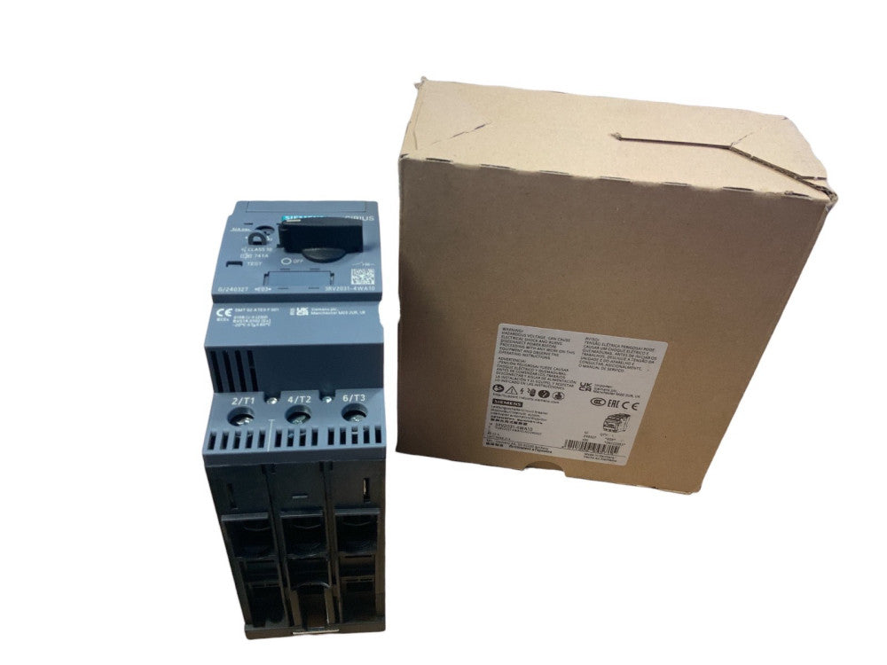 Siemens 3RV2031-4WA10 Manual Starter Circuit Breaker 40hp 42-52a Amp