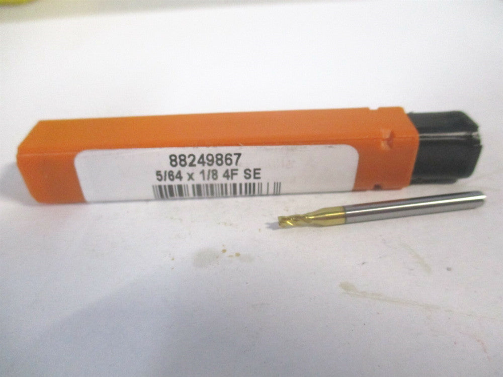 (750362) 5/64" x 3/16" x 1/8" x 1-1/2" OAL Solid Carbide 4 Flute Square End Mill