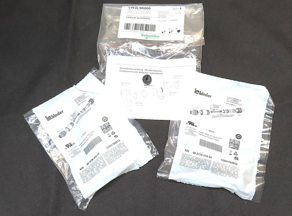 Schneider Electric  VW3L5K000  99 3729 810 04 Binder Lexium Accessory Set  NEW