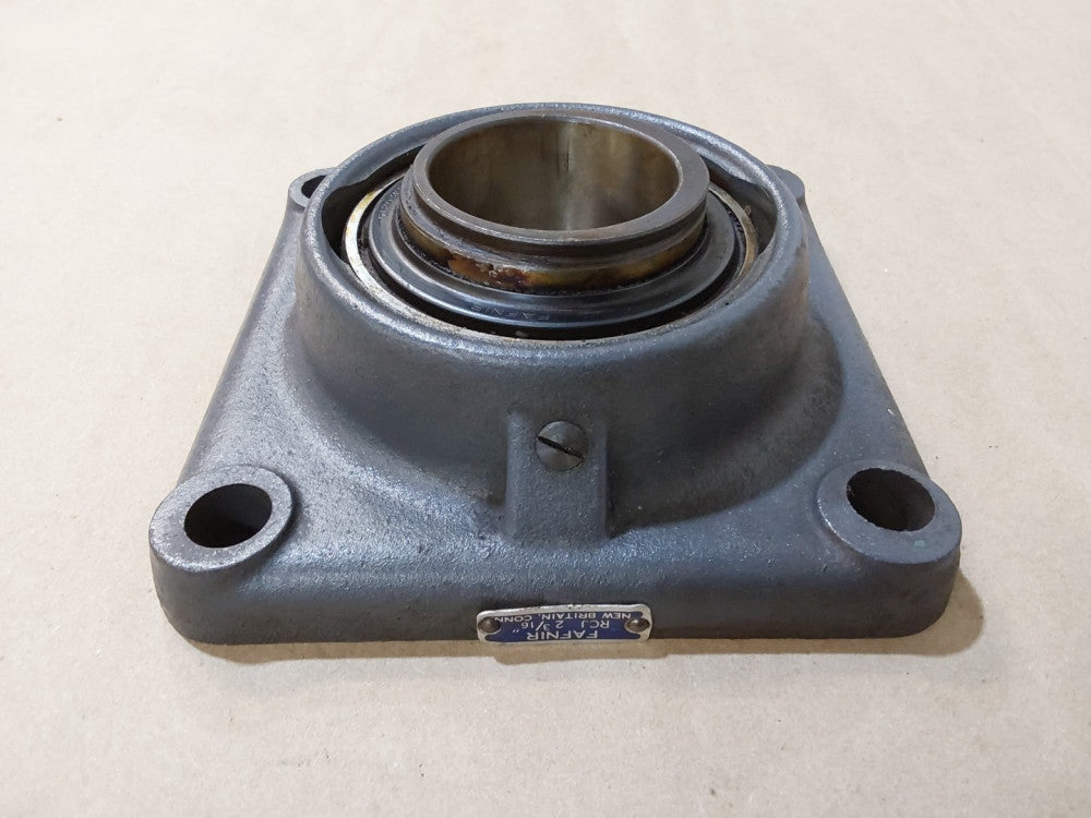NEW  Fafnir 2-3/16” Bore 4 Bolt Flange Mount Bearing RCJ 2 3/16 