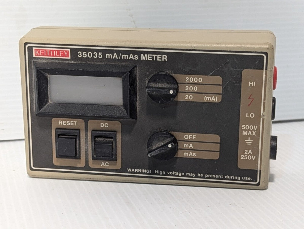 Keithley 35035 mA/mAs x-ray, meter calibration, tester, made in USA, free ship.