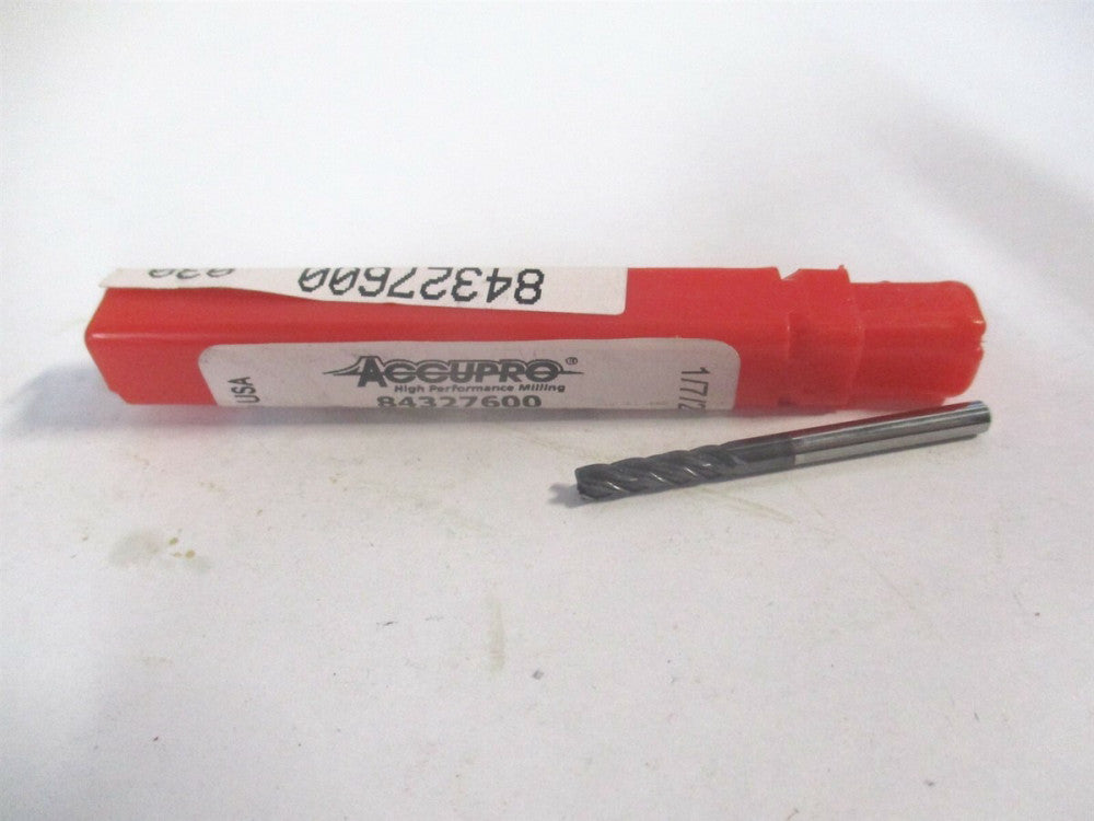 (4461250C11) 1/8" x 1/2" x 1/8" x 1-1/2" Carbide 4 Flute Corner Chamfer End Mill