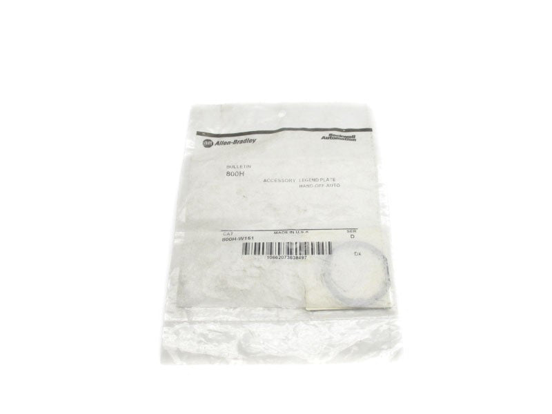 ALLEN BRADLEY 800H-W151 SER. D NSMP