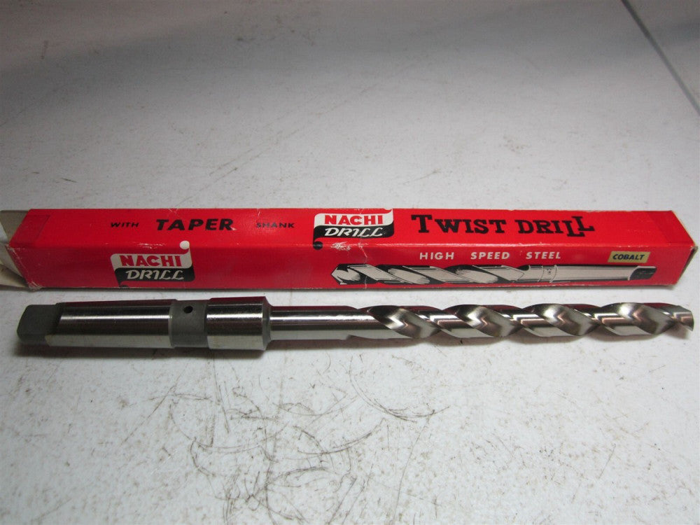 Nachi 29/64" 140° 118mm OAL Solid Carbide Coolant Fed Drill
