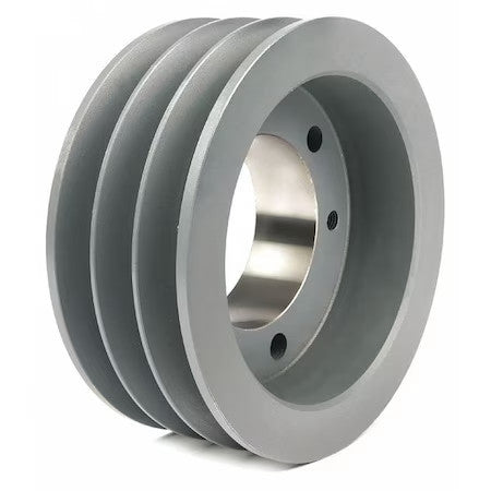 Zoro Select 753C 1/2 In To 2-15/16 In Quick Detachable Bushed Bore 3 Groove
