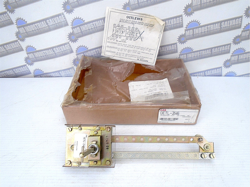 ABB - OETL-ZW6 - Transfer Kit - Manual 30-100A Strom - INCOMPLETE - (NEW in BOX)
