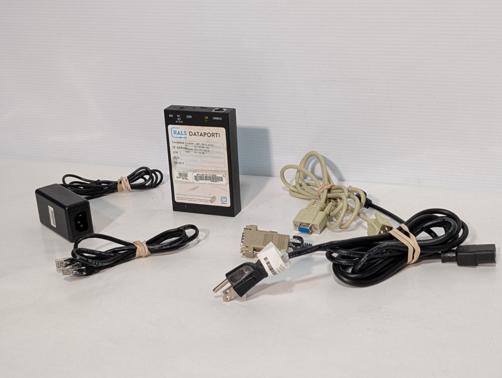 Abbott RALS Dataport 1 POCT Device Server, Ethernet, Power Adapter, Peripherals