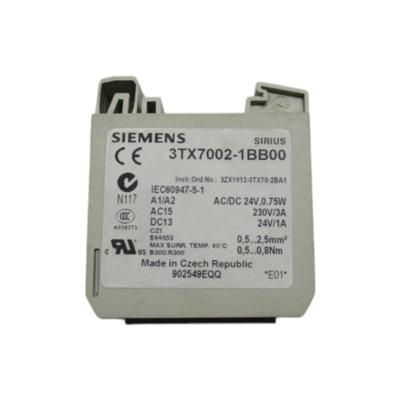SIEMENS 3TX7002-1BB00 24VAC/DC UNMP