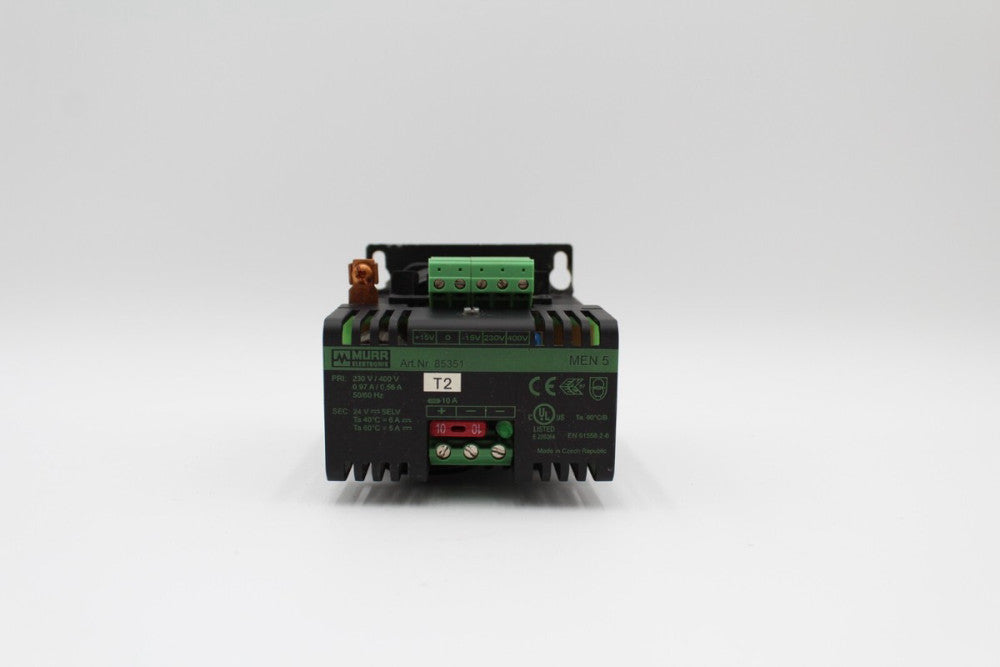 Murr Elektronik 85351 Single Phase Power Supply / Transformer
