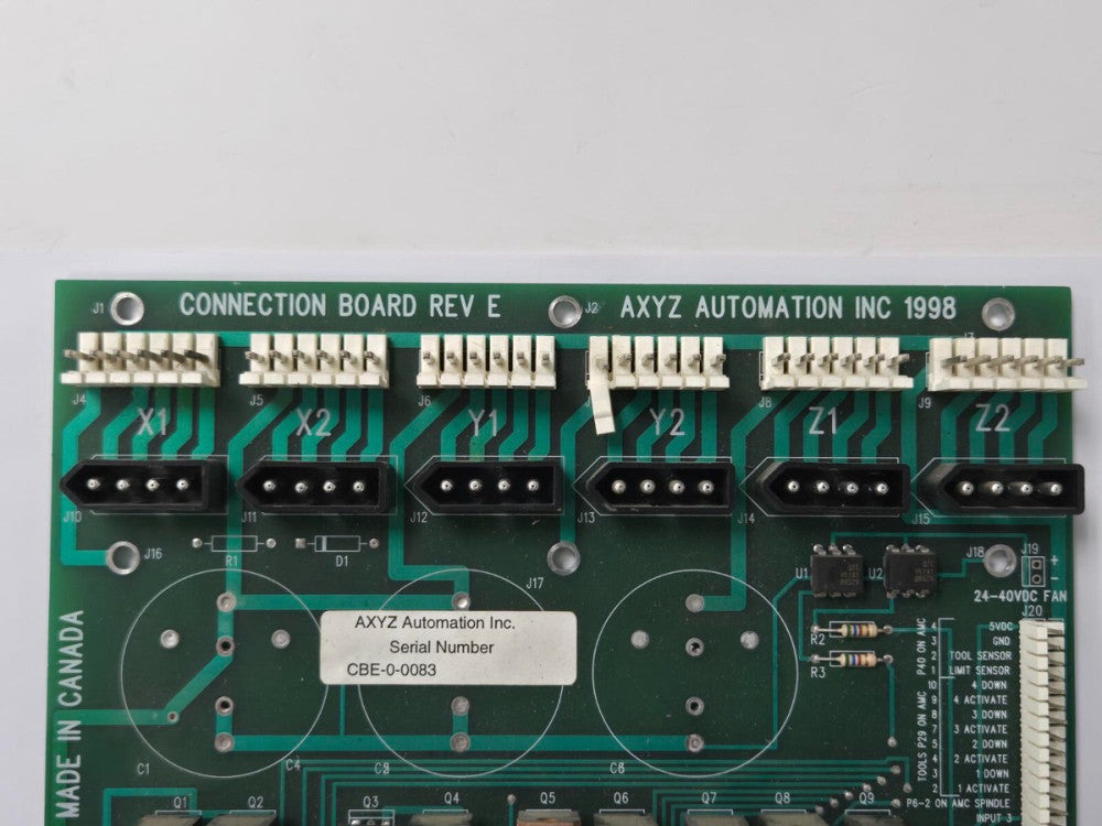 AXYZ AUTOMATION CONNECTION BOARD CBE-0-0083