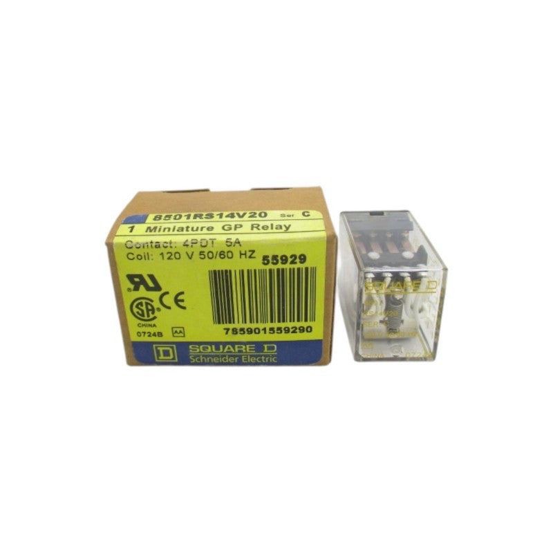 SQUARE D 8501RS14V20 SER. C 120V NSMP