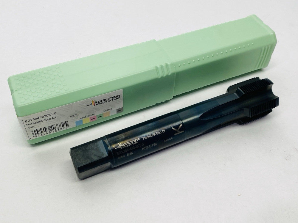 Walter Prototyp E21364-M30X1.5 Straight Flute Tap 5 Flutes HSS-E-PM M30-1.5