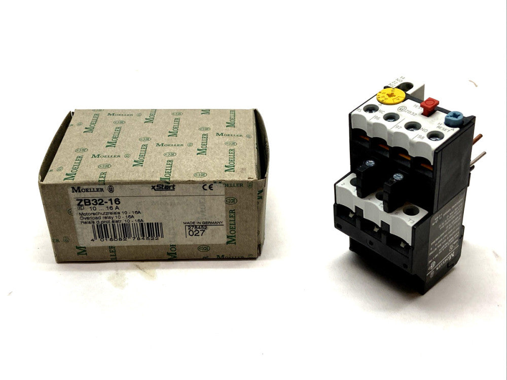 Eaton Moeller ZB32-16 Overload Relay 10-16A 1N/O 1N/C 278452