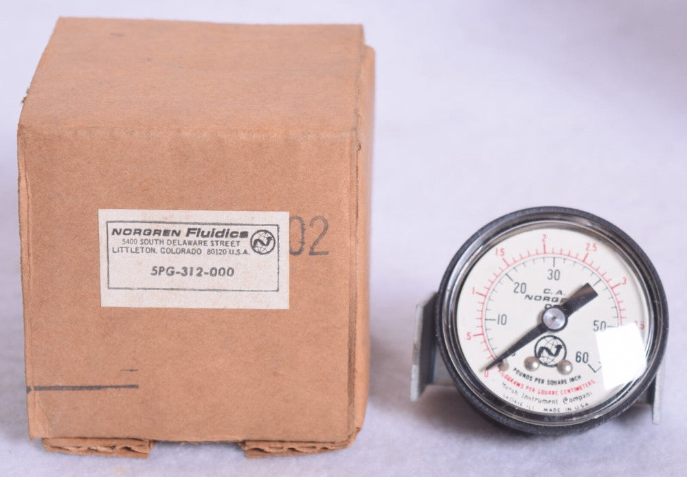 Norgren Fluidics Pressure Gauge 5PG-312-000